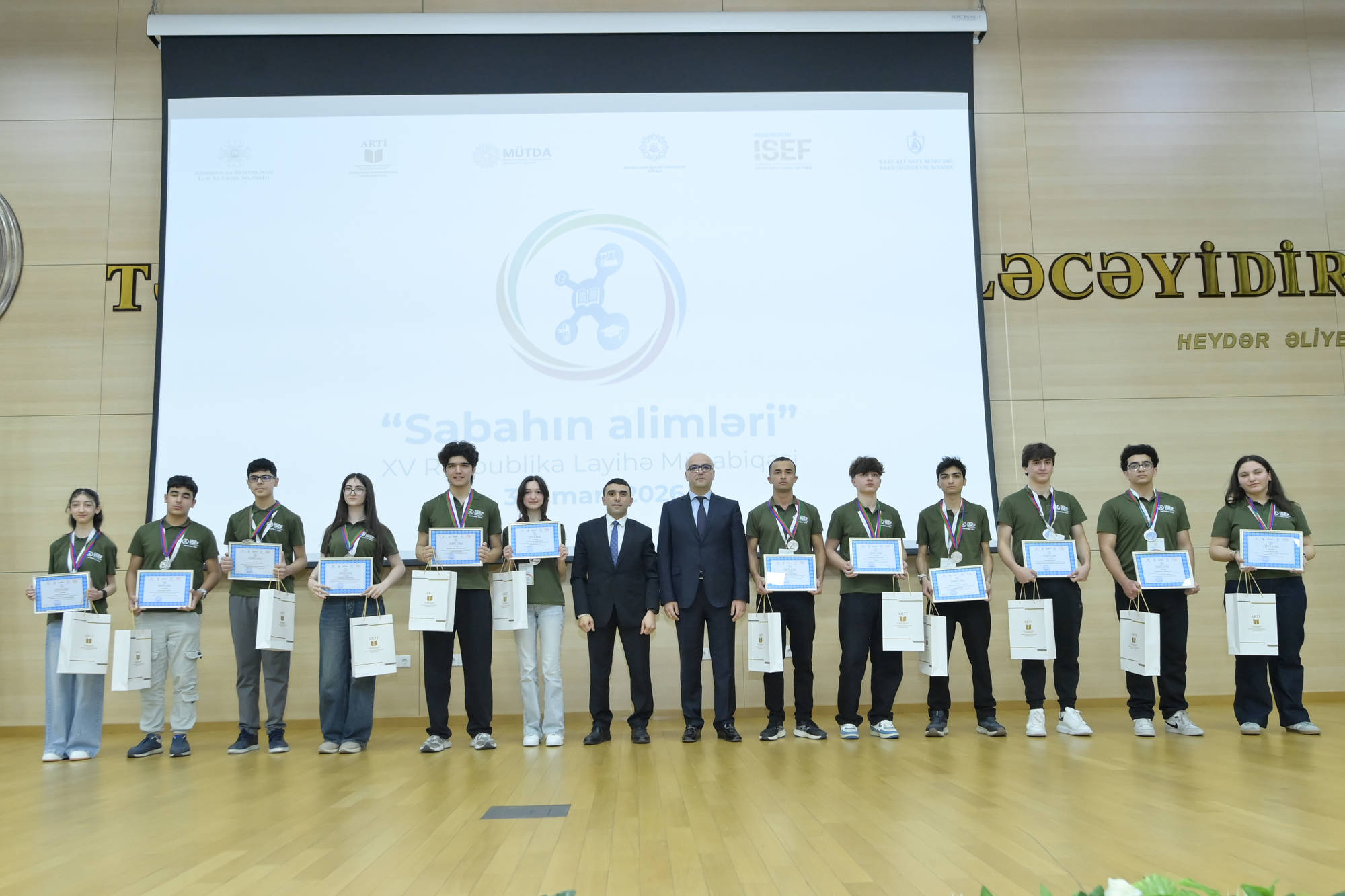 “Sabahın alimləri” müsabiqəsinin qalibləri mükafatlandırılıb