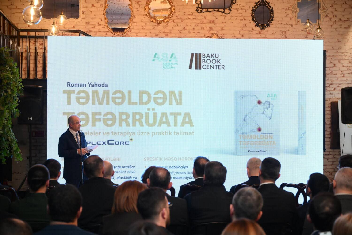 Fizioterapiyaya həsr olunmuş yeni kitab oxuculara təqdim edilib