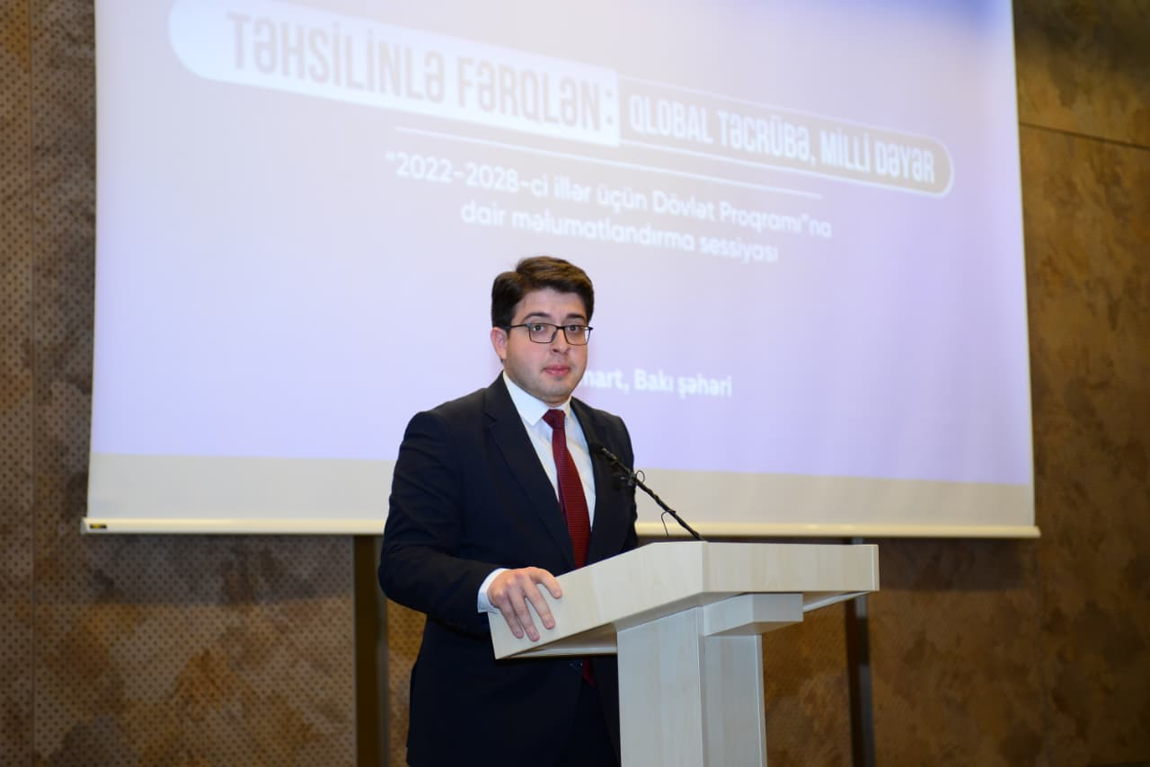 Rəşad Zeynalov: Texnologiya və innovasiya sahəsində ixtisaslaşan gənclərə böyük ehtiyac var