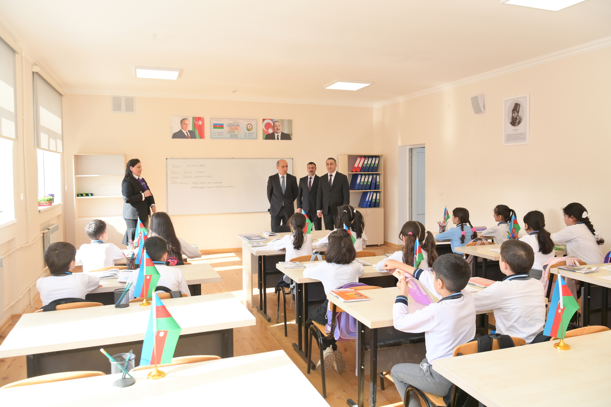 Elm və təhsil naziri Xankəndi və Xocalıda təhsil müəssisələrində olub