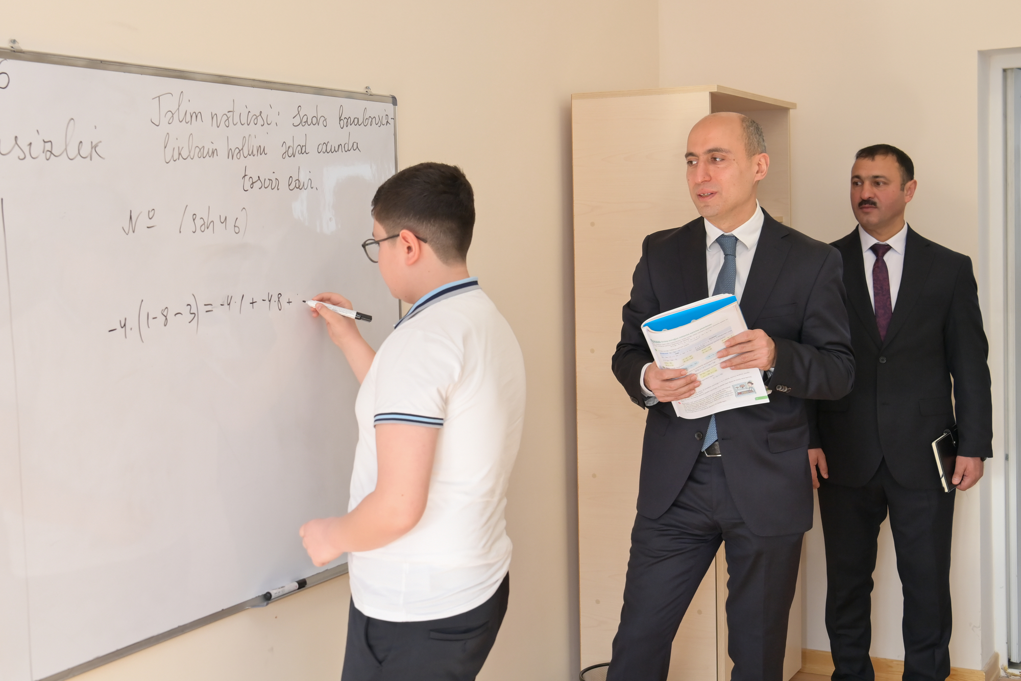 Elm və təhsil naziri Xankəndi və Xocalıda təhsil müəssisələrində olub