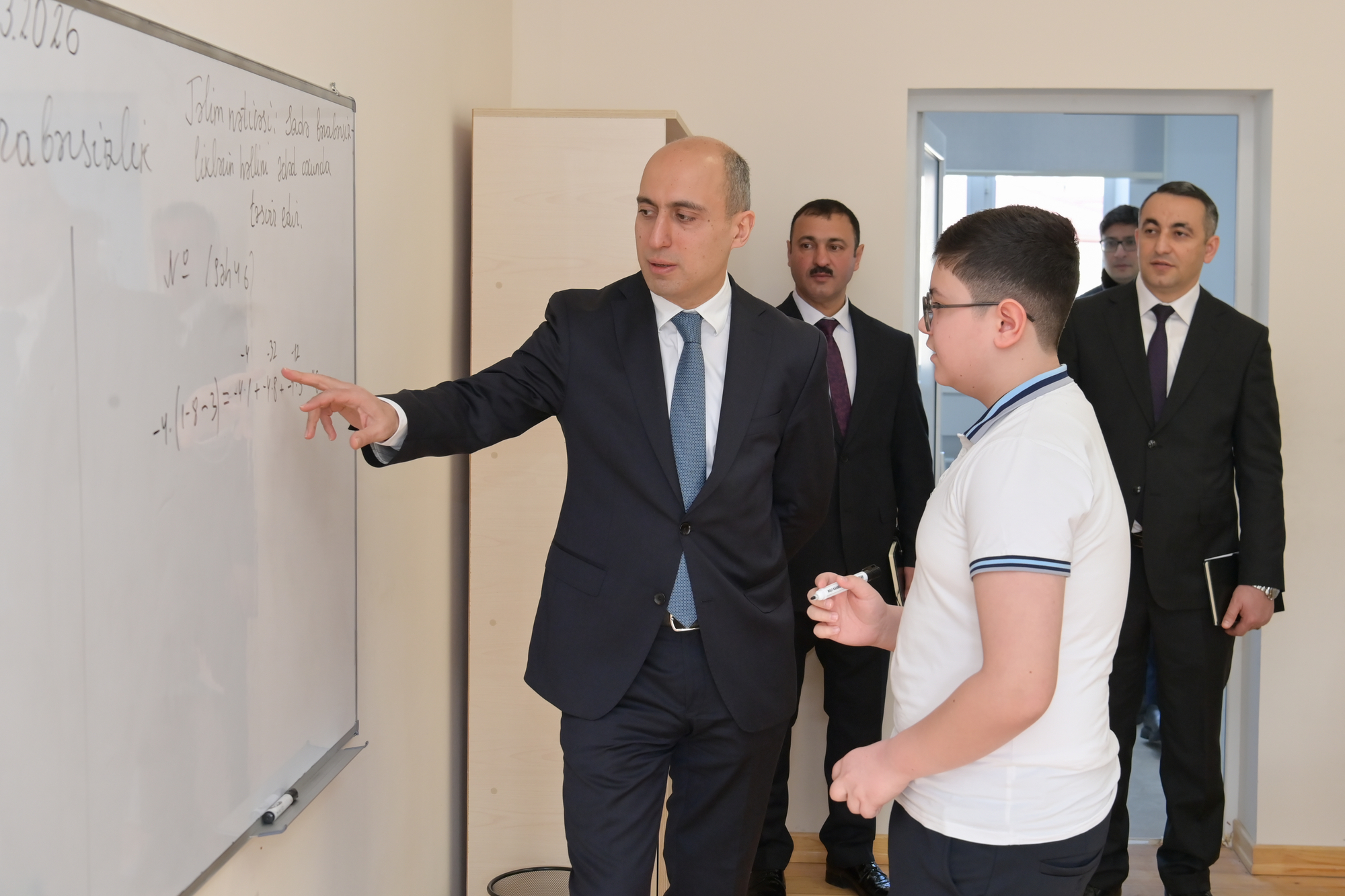 Elm və təhsil naziri Xankəndi və Xocalıda təhsil müəssisələrində olub