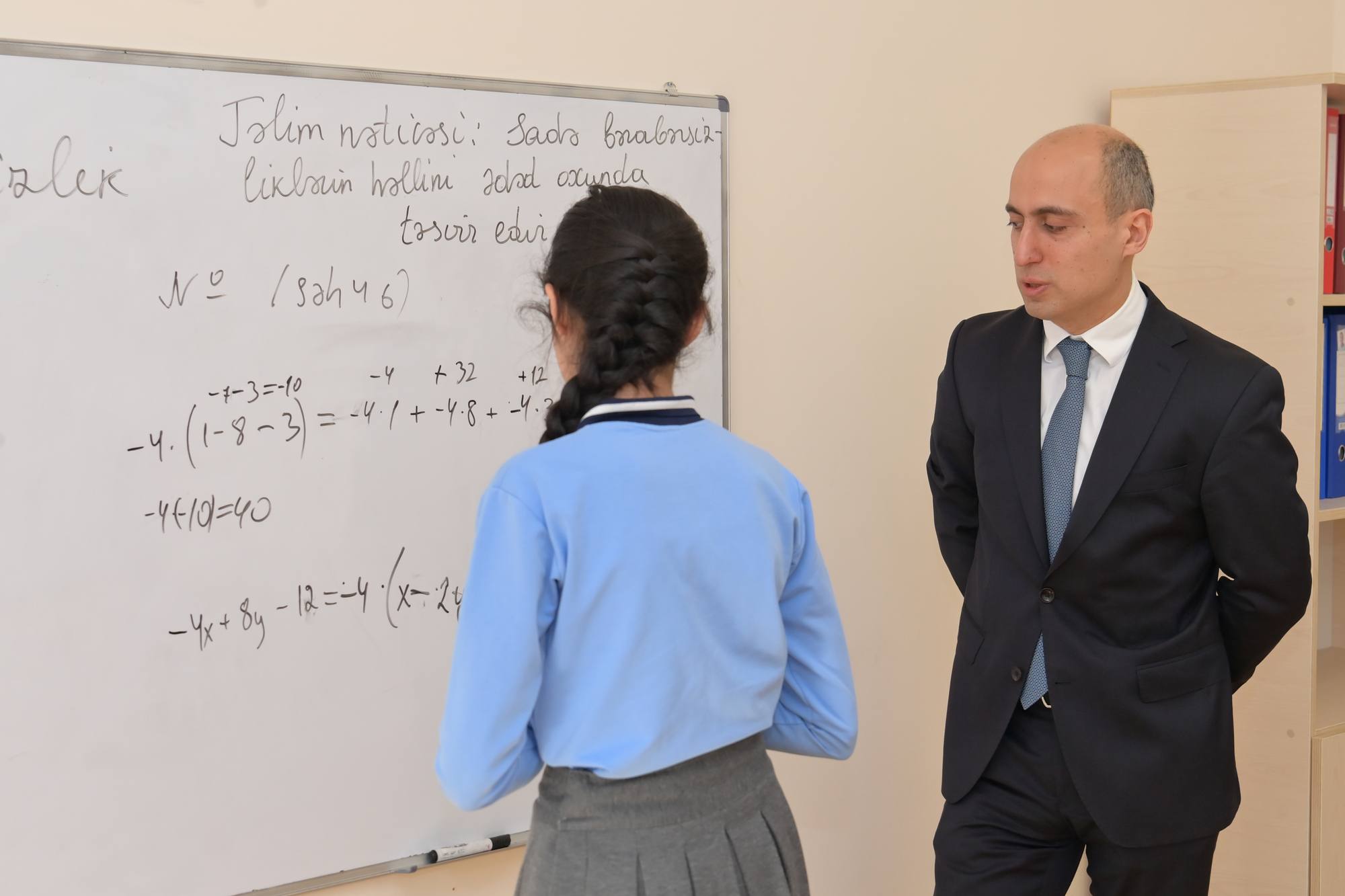 Elm və təhsil naziri Xankəndi və Xocalıda təhsil müəssisələrində olub