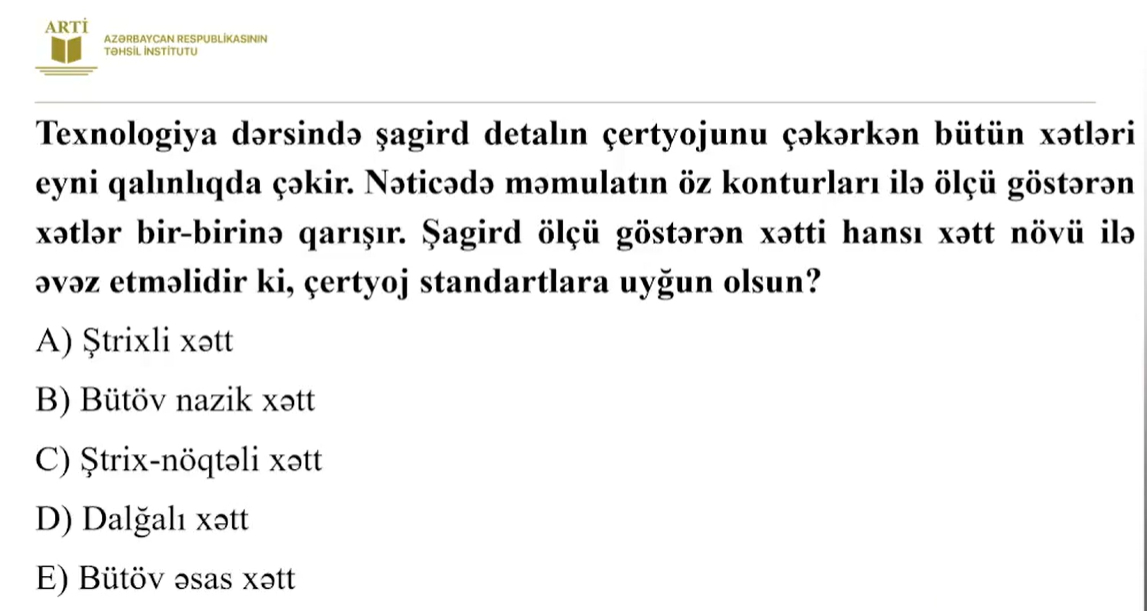 Texnologiya üzrə sertifikasiya test nümunələri təqdim edilib