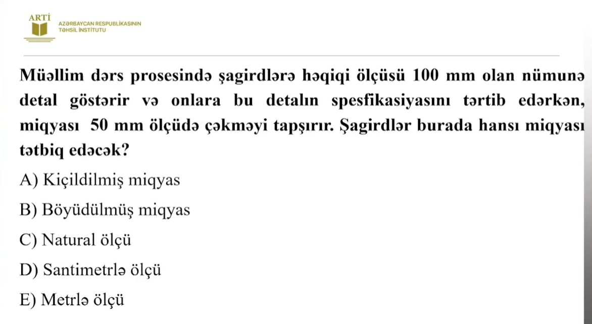 Texnologiya üzrə sertifikasiya test nümunələri təqdim edilib