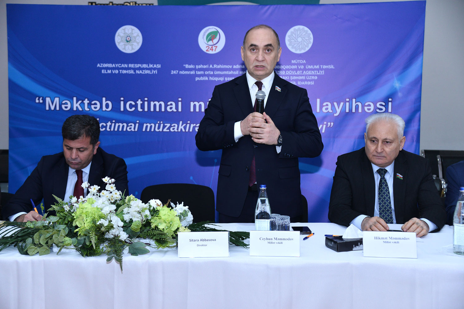 “Məktəb ictimai müzakirədə” layihəsi çərçivəsində növbəti görüş keçirilib