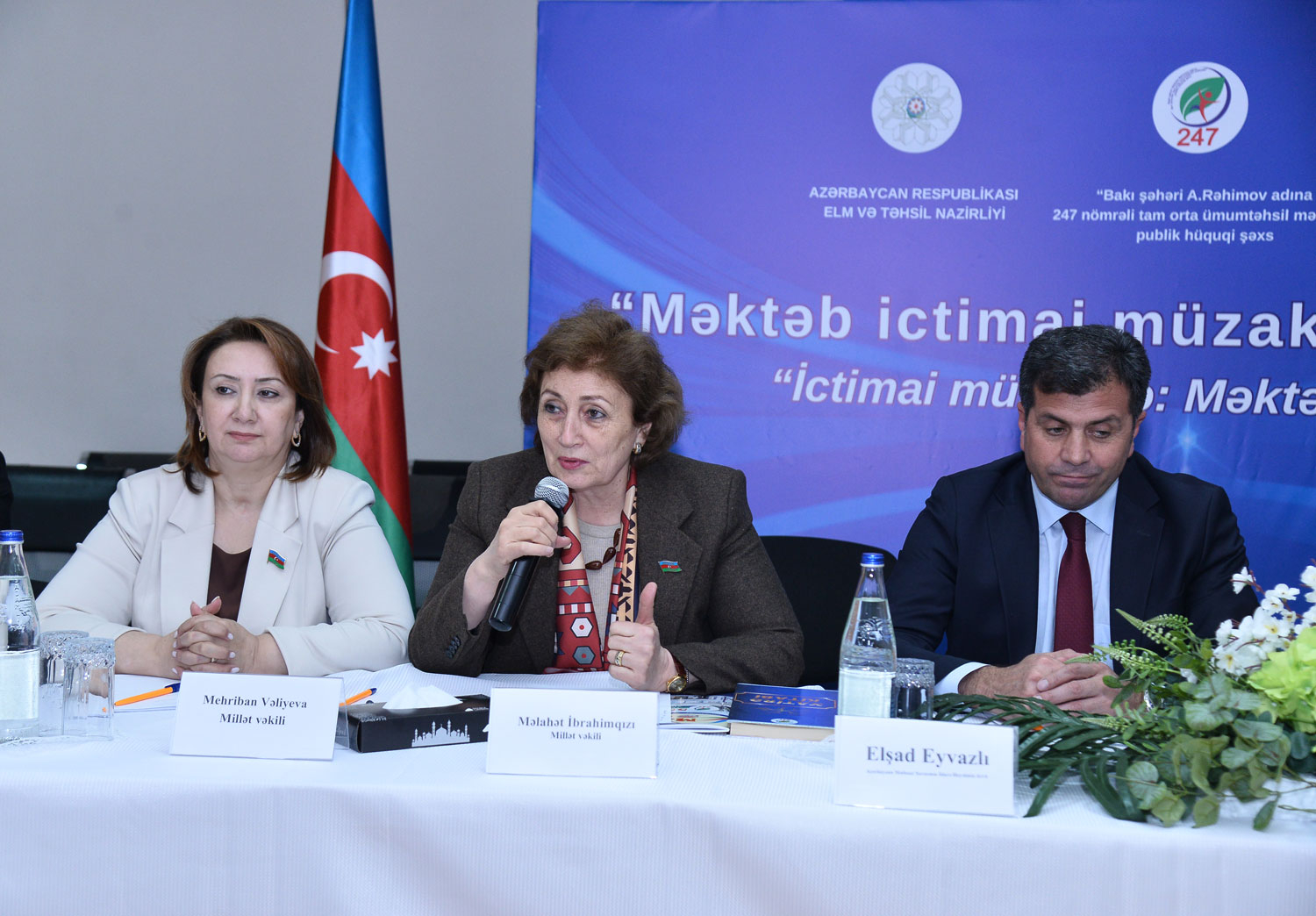 “Məktəb ictimai müzakirədə” layihəsi çərçivəsində növbəti görüş keçirilib