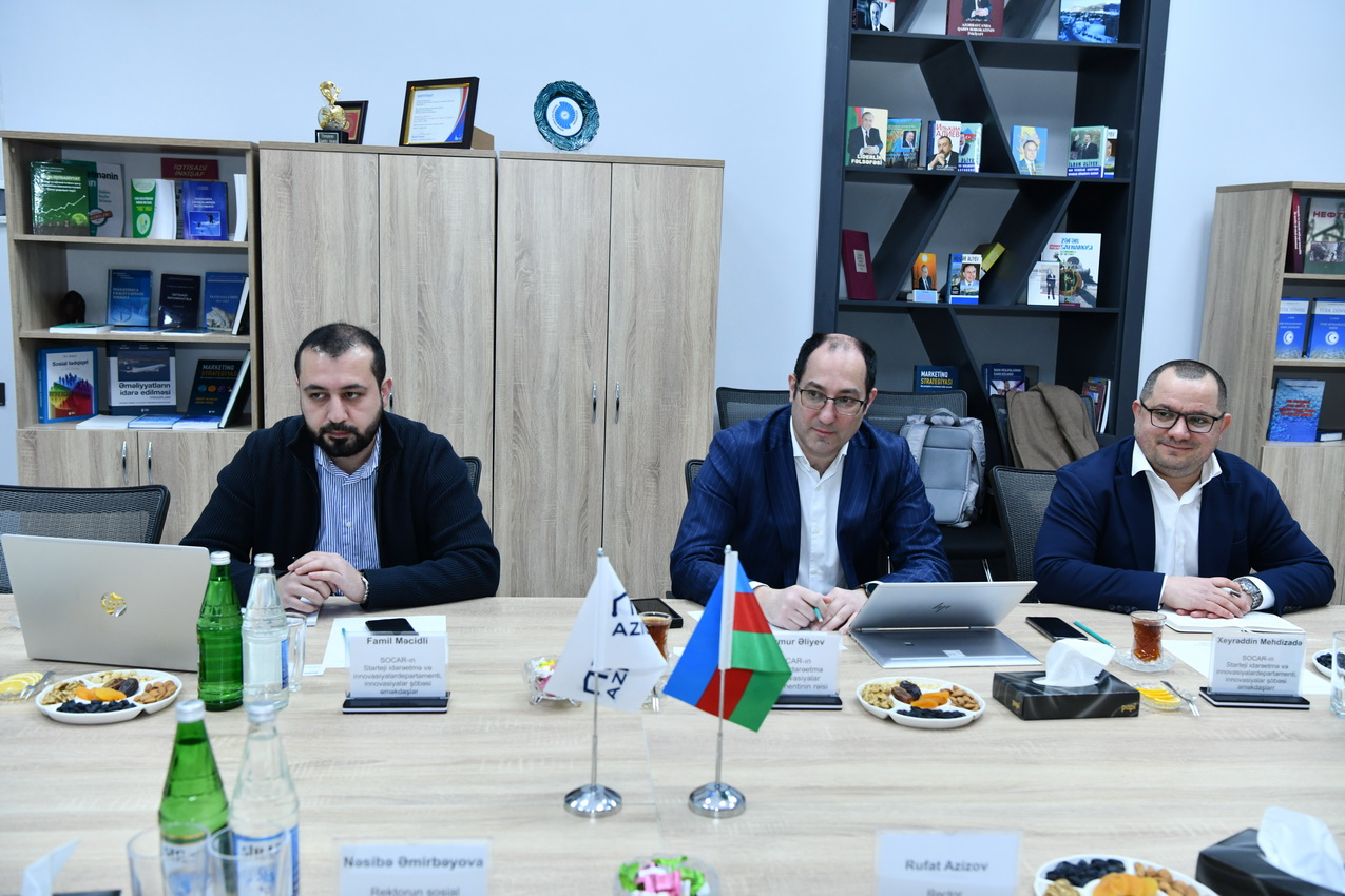ADNSU ilə SOCAR innovasiya və süni intellekt istiqamətində əməkdaşlıq edəcək