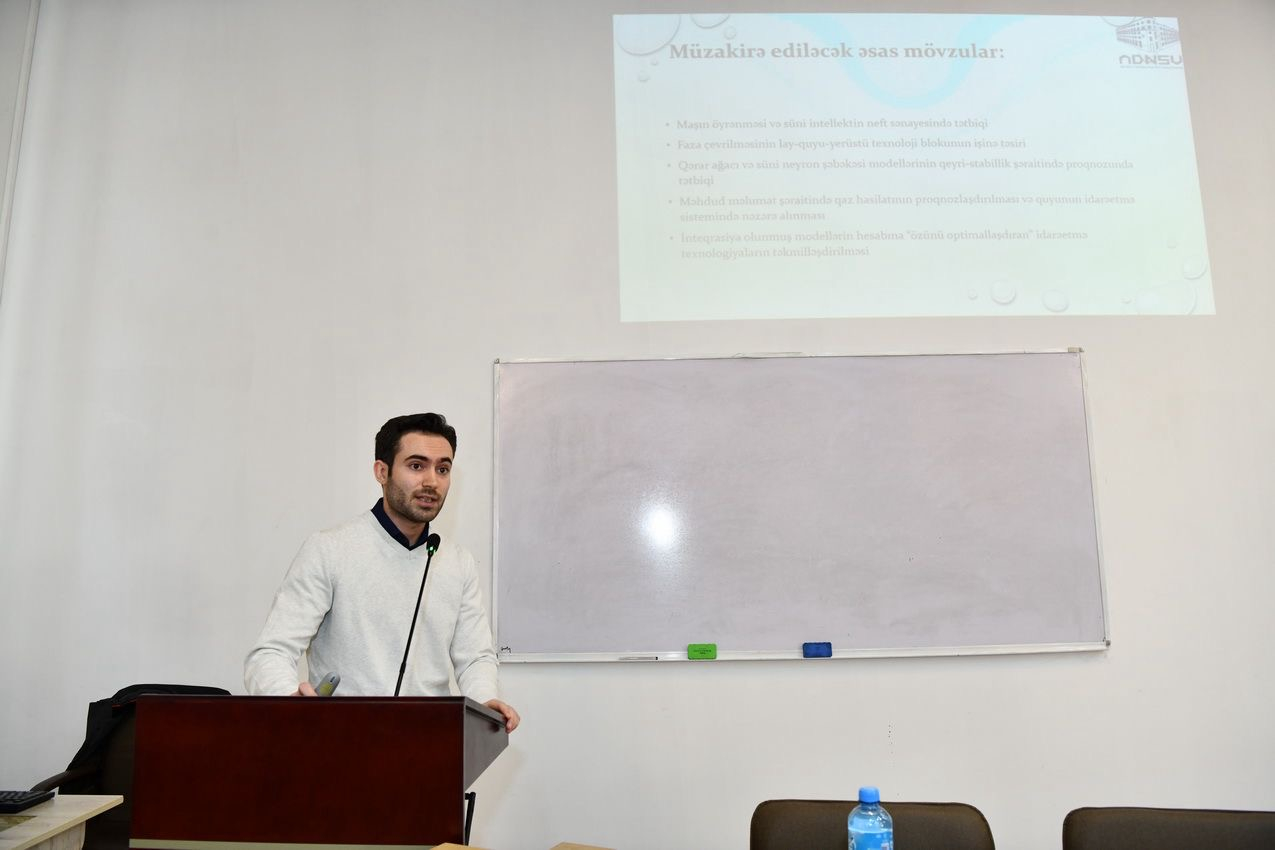 Süni intellektin qaz hasilatı quyularında tətbiqinə dair seminar keçirilib