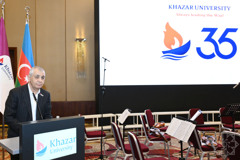 Xəzər Universitetinin 35 illik yubileyi qeyd edilib