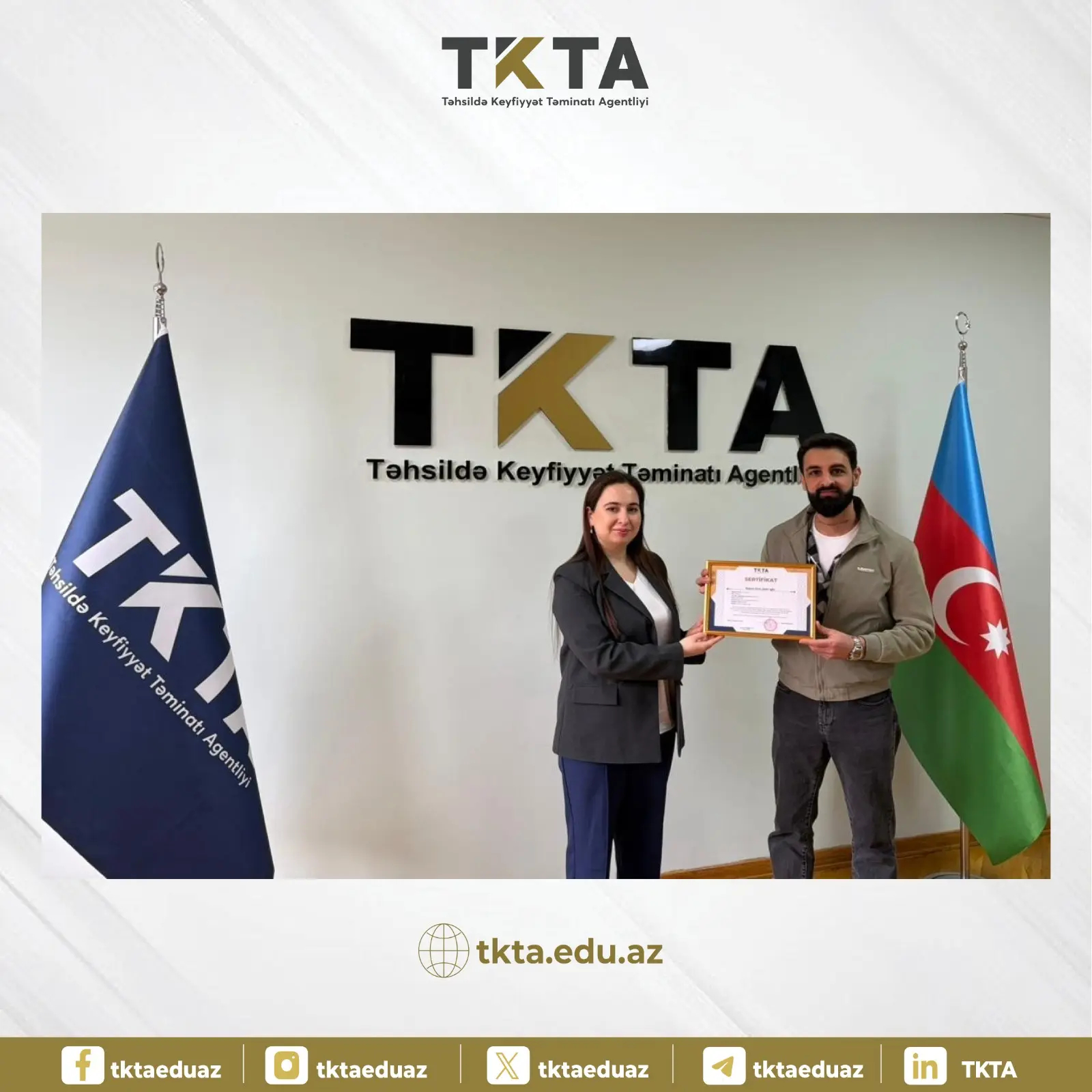 Qeyri-formal və informal təhsilin tanınması istiqamətində peşə sənədi təqdim olunub