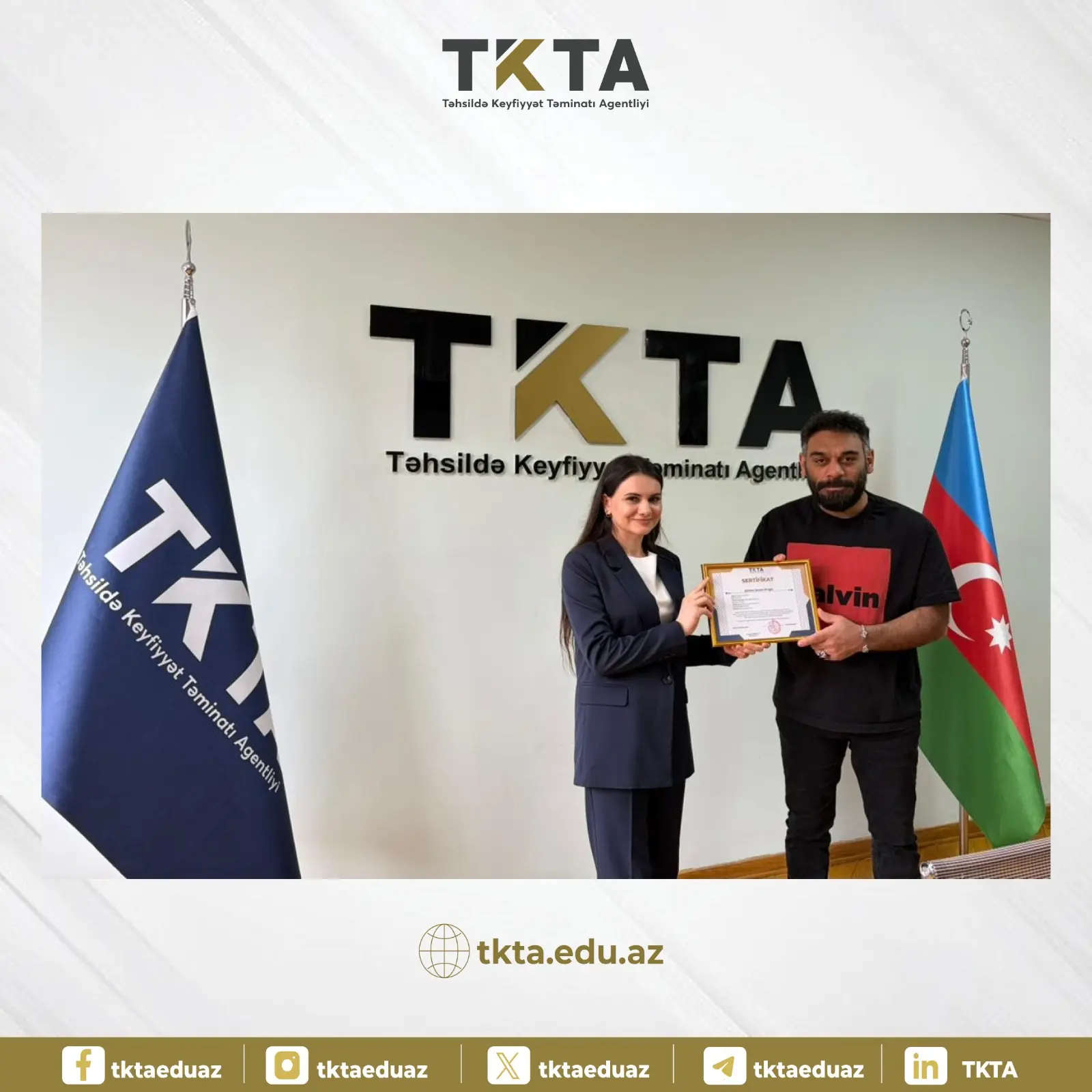 Qeyri-formal və informal təhsilin tanınması istiqamətində peşə sənədi təqdim olunub