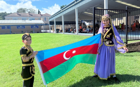 Avstraliyada azərbaycanlı məktəblilər ölkəmizin mədəniyyətini tanıdıblar 