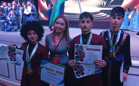 Azərbaycanlı rəqqaslar beynəlxalq müsabiqənin qalibi oldular