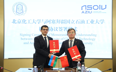ADNSU Çinin Pekin Kimya Texnologiyası Universiteti ilə əməkdaşlıq edəcək 