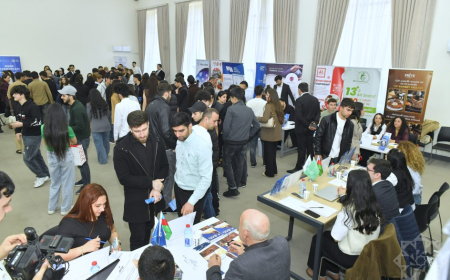 Peşə təhsili müəssisələrinin məzunları üçün əmək yarmarkası keçirilib 