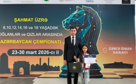Şamaxı məktəblisi şahmat üzrə çempionatda qalib olub