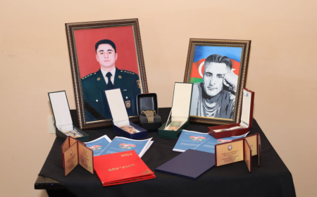 Şəhid kapitanın qəhrəmanlıq yolu  