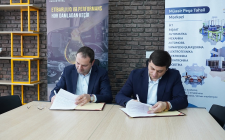 Sənaye və İnnovasiyalar üzrə Bakı Dövlət Peşə Təhsil Mərkəzi  "Grand Motors Company" ilə əməkdaşlıq edəcək 