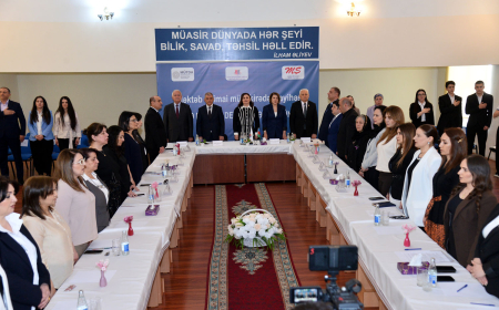 “Məktəb ictimai müzakirədə” layihəsi çərçivəsində növbəti görüş keçirilib 