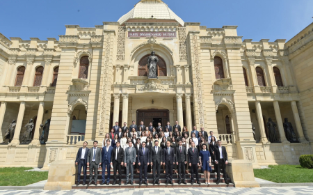 Emin Əmrullayev Quba-Xaçmaz regionu üzrə təhsil işçiləri ilə görüşüb 