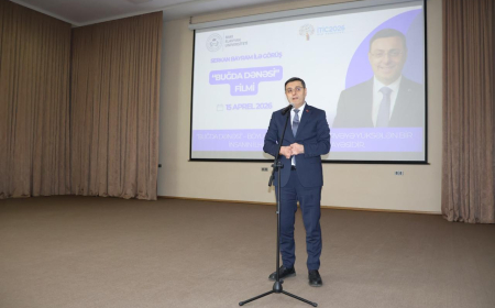 BSU-da BMT-nin sülh elçisi ilə görüş keçirilib 