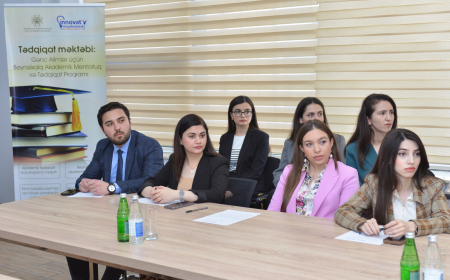Gənc alimlər üçün “Tədqiqat Məktəbi” layihəsinin açılış tədbiri keçirilib 