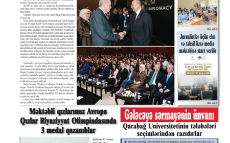 16 aprel 2026-cı il №14 (9169)