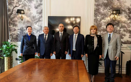 Emin Əmrullayev Pekin Kimya Texnologiya Universitetinin rektoru ilə görüşüb 