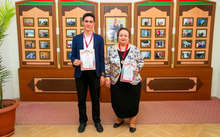 NDU-nun tələbəsi beynəlxalq müsabiqədə qızıl medal qazanıb 