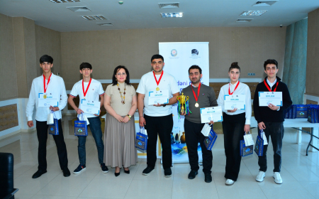 Qəbələ Dövlət Peşə Təhsil Mərkəzinin tələbələri intellektual yarışın qalibi olublar 