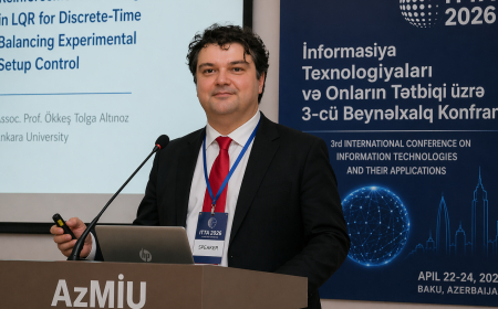 Türkiyəli alim AzMİU-da idarəetmə sistemlərinin gələcəyindən danışdı