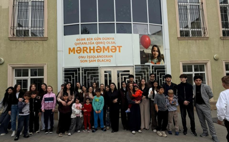 Kollec tələbələri uşaq sığınacağında olublar 