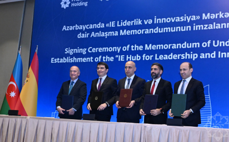 IE Liderlik və İnnovasiya Mərkəzinin yaradılması üzrə Anlaşma Memorandumu imzalanıb 