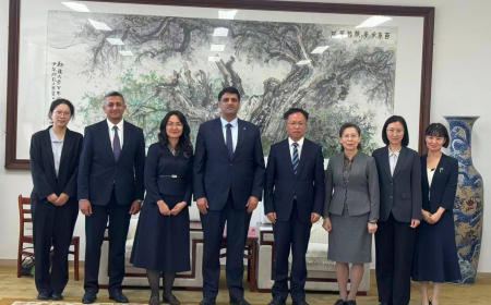 NDU Çin universiteti ilə əməkdaşlığa başlayır