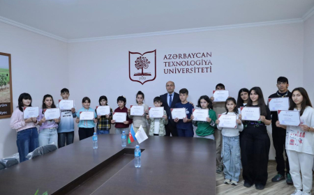 ATU uşaq evində peşə təlimləri təşkil edib