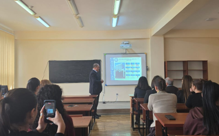 Özbəkistan Milli Universitetinin professoru AzTU-da olub