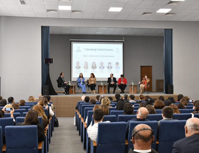 Xankəndidə I Qarabağ Təhsil Forumu keçirilib