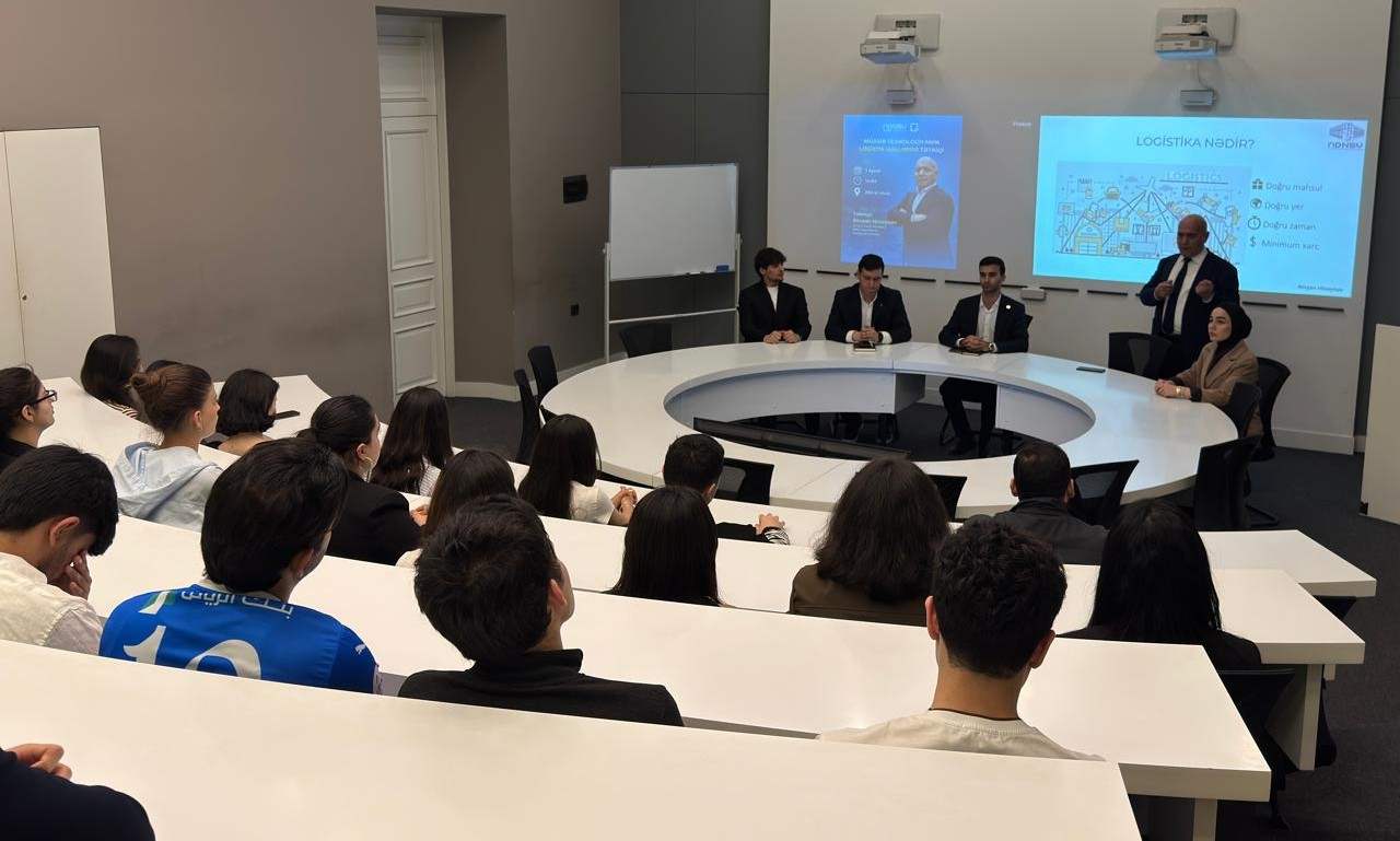 ADNSU-da “Müasir texnologiyanın logistikada həlləri” mövzusunda təlim keçirilib