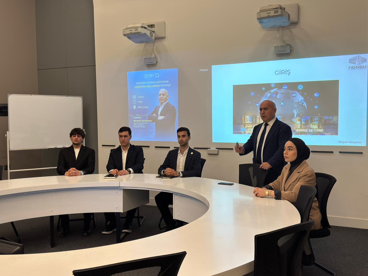 ADNSU-da “Müasir texnologiyanın logistikada həlləri” mövzusunda təlim keçirilib