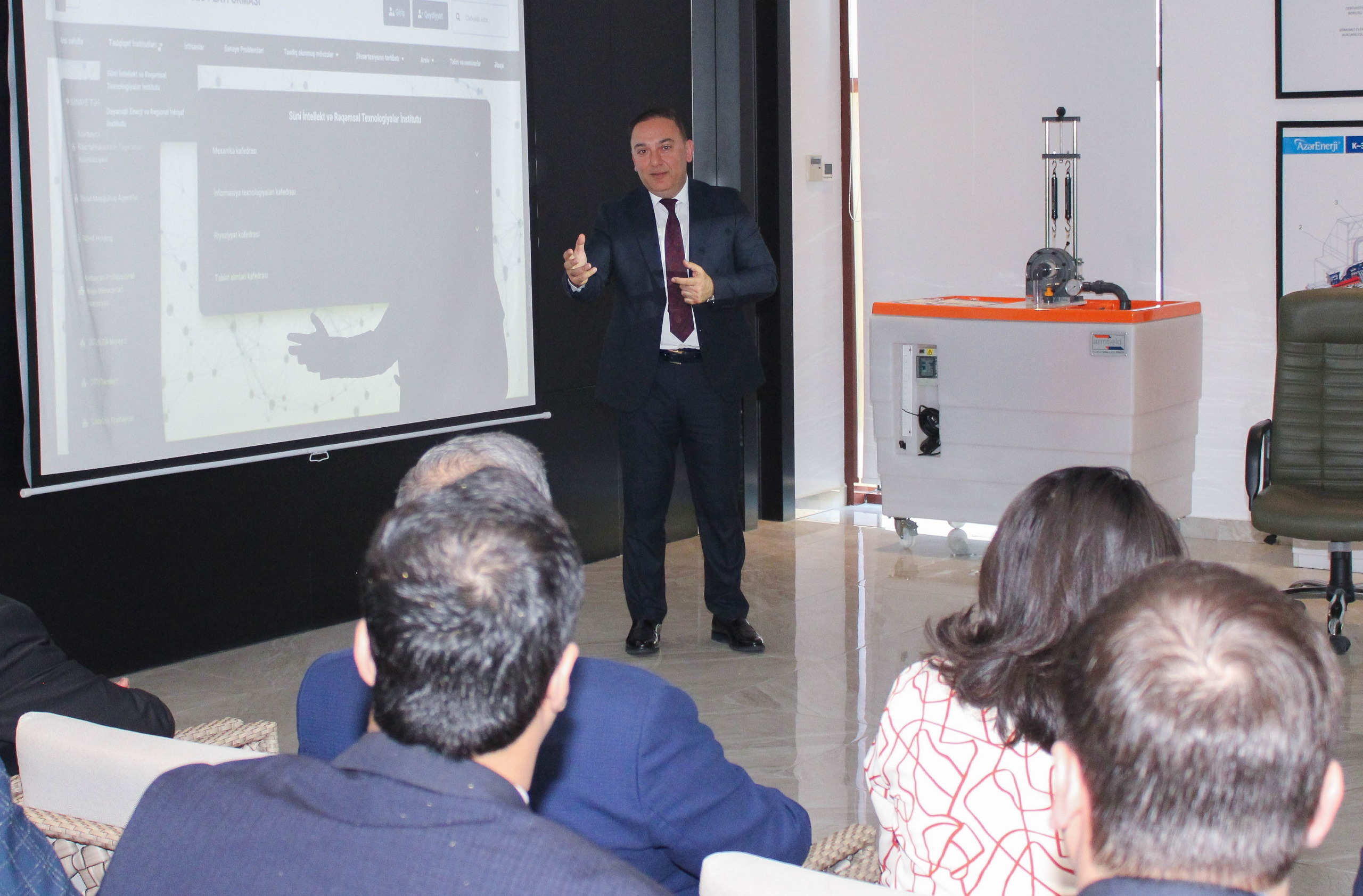 MDU-da “Tədqiqat mövzu hovuzu platforması” təqdim olunub