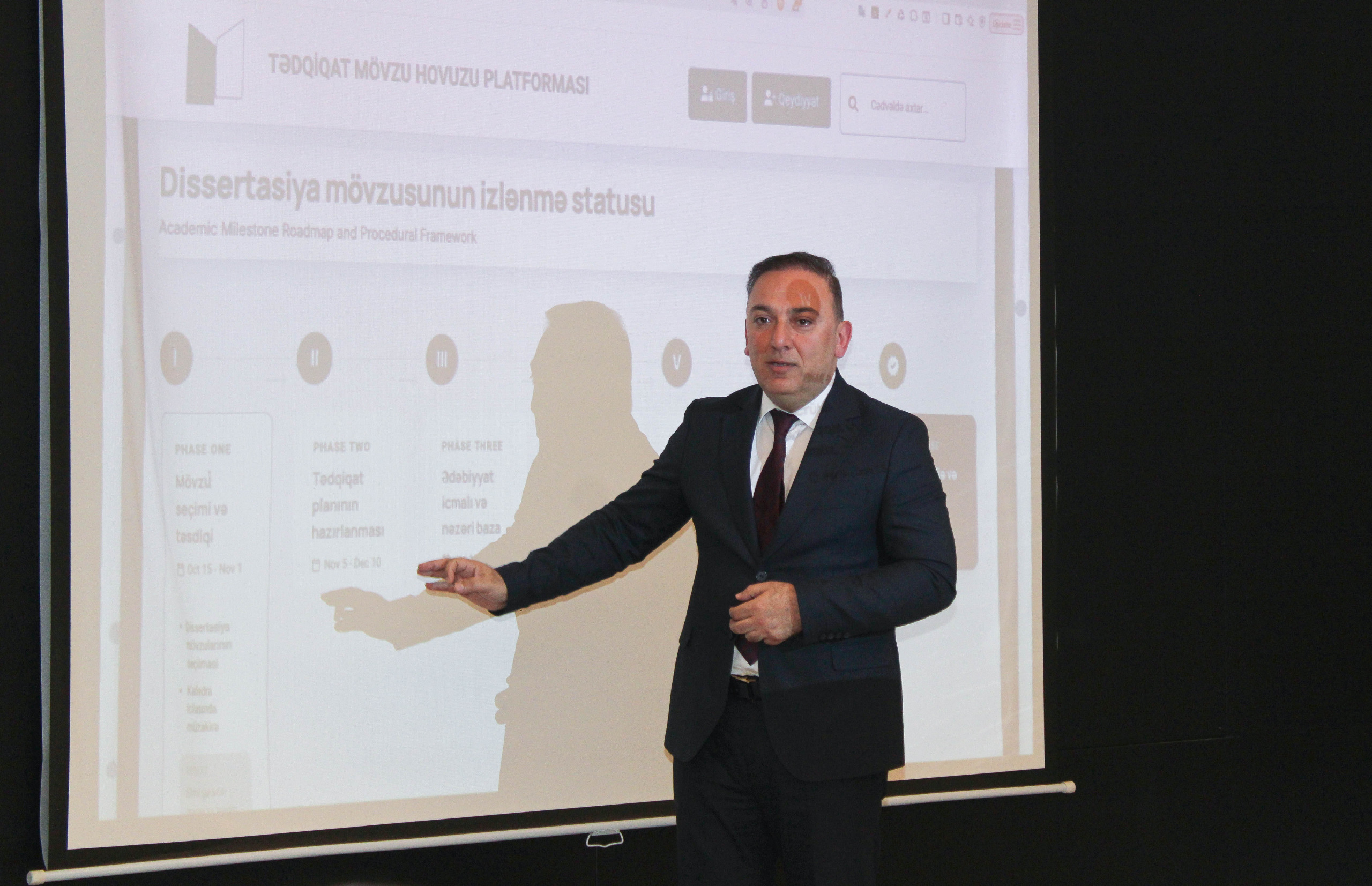 MDU-da “Tədqiqat mövzu hovuzu platforması” təqdim olunub