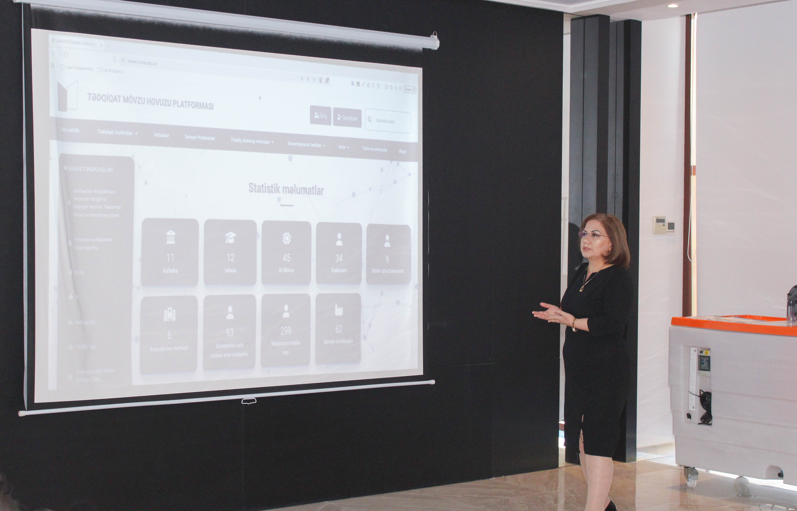 MDU-da “Tədqiqat mövzu hovuzu platforması” təqdim olunub