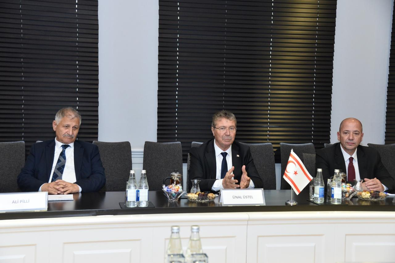Nazir Şimali Kipr Türk Respublikasının Baş naziri ilə görüşüb