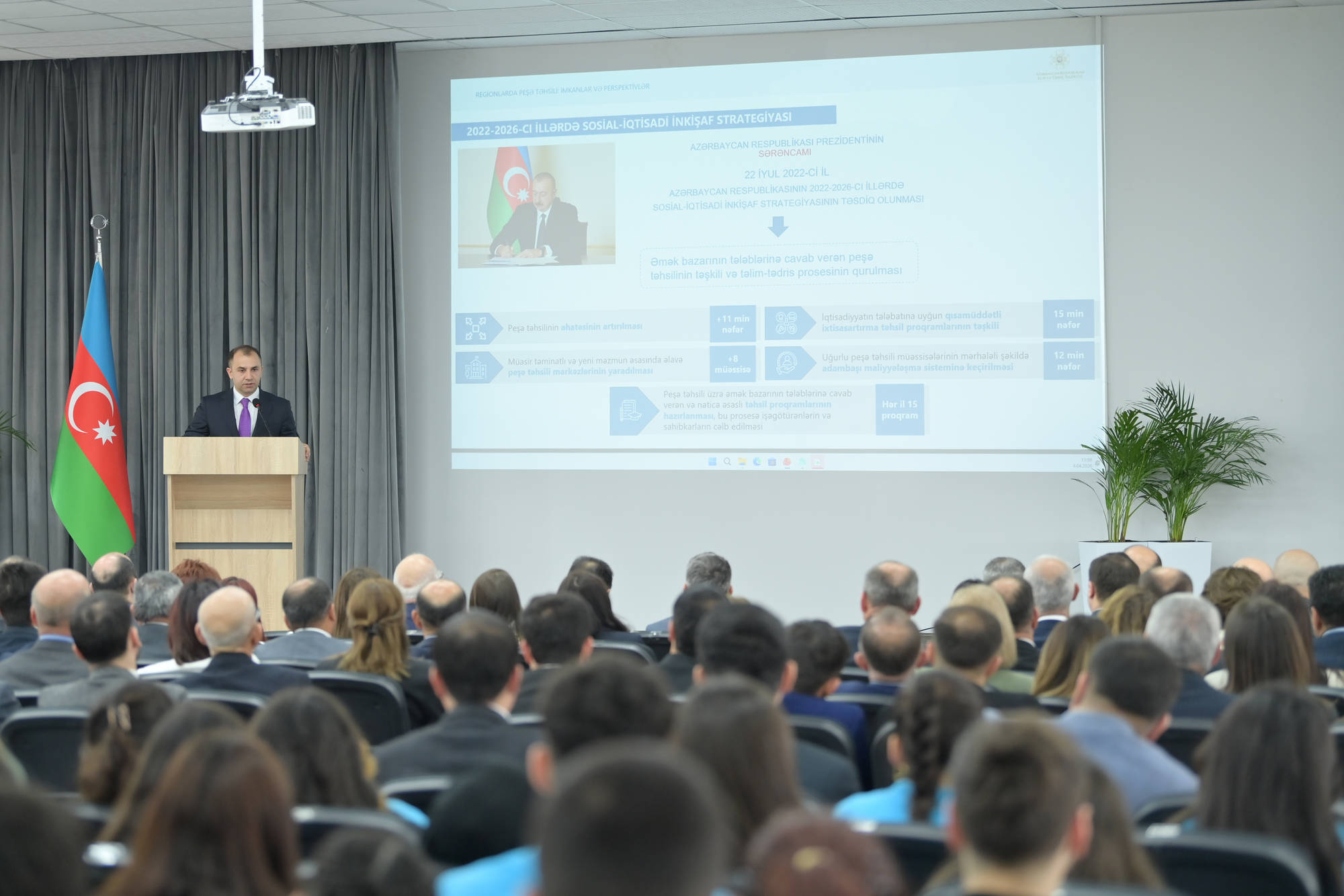 Lənkəranda peşə təhsilinin imkanlarına həsr olunan təhsil forumu keçirilib