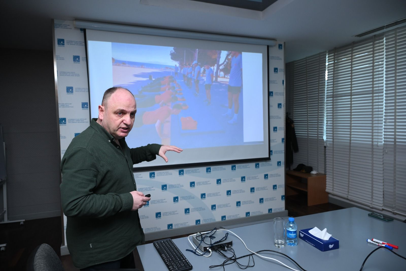 Azərbaycan İdman Akademiyasında təlim keçirilib