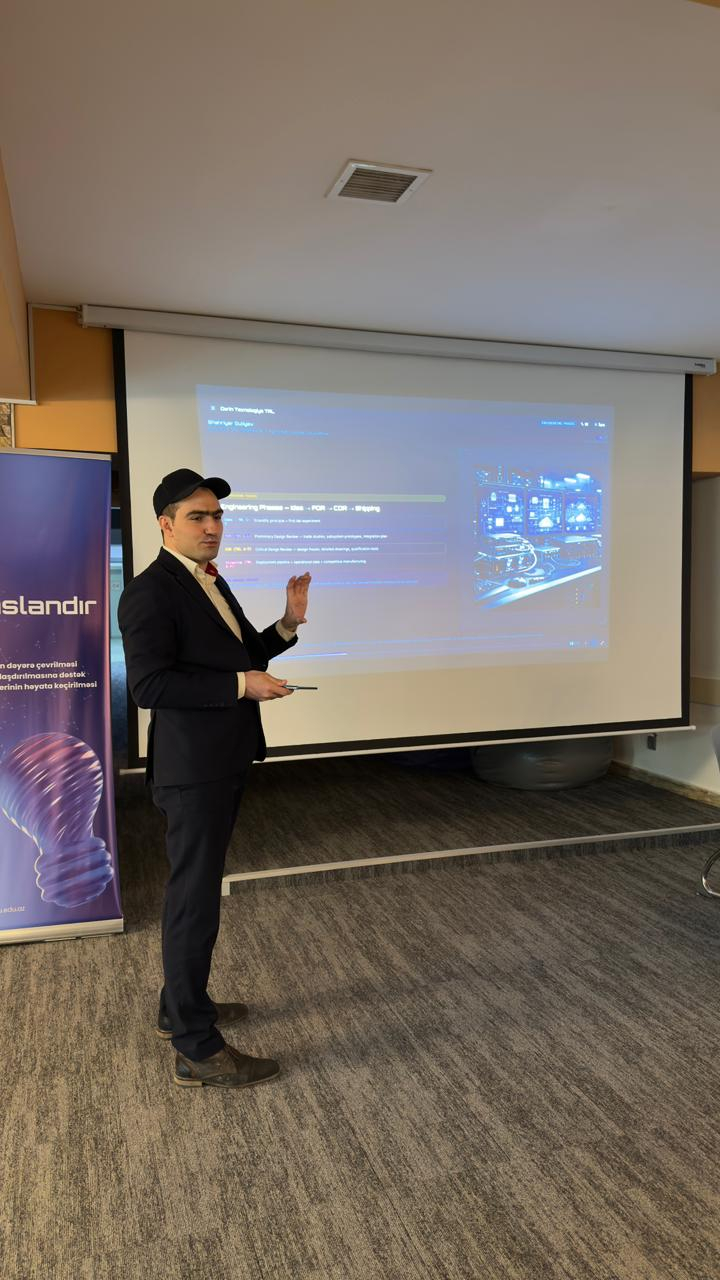 ADNSU-da texnoloji startapların kommersiyalaşdırılması üzrə təlim keçirilib