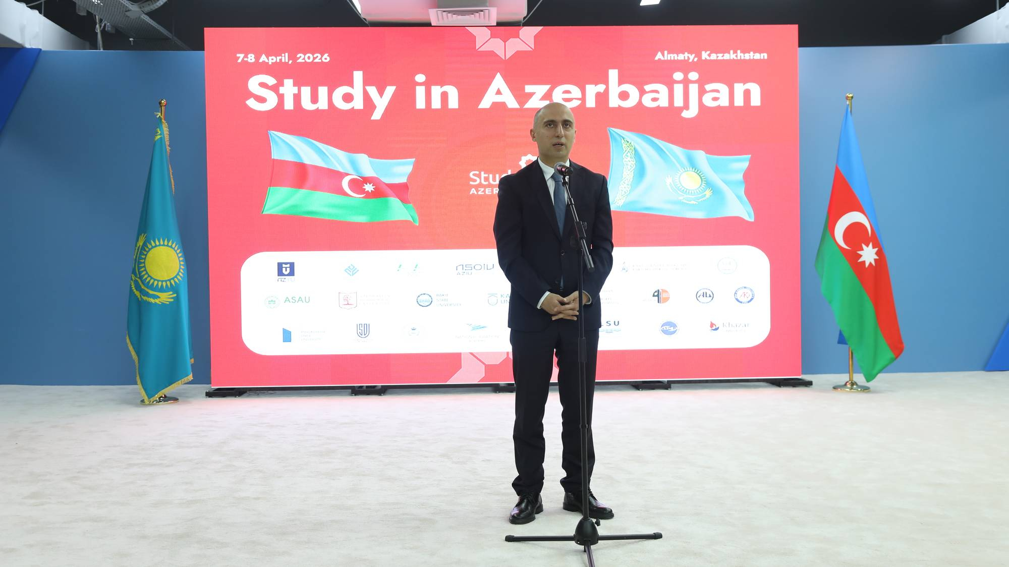 Qazaxıstanda “Study in Azerbaijan” təhsil sərgisinin açılışı baş tutub