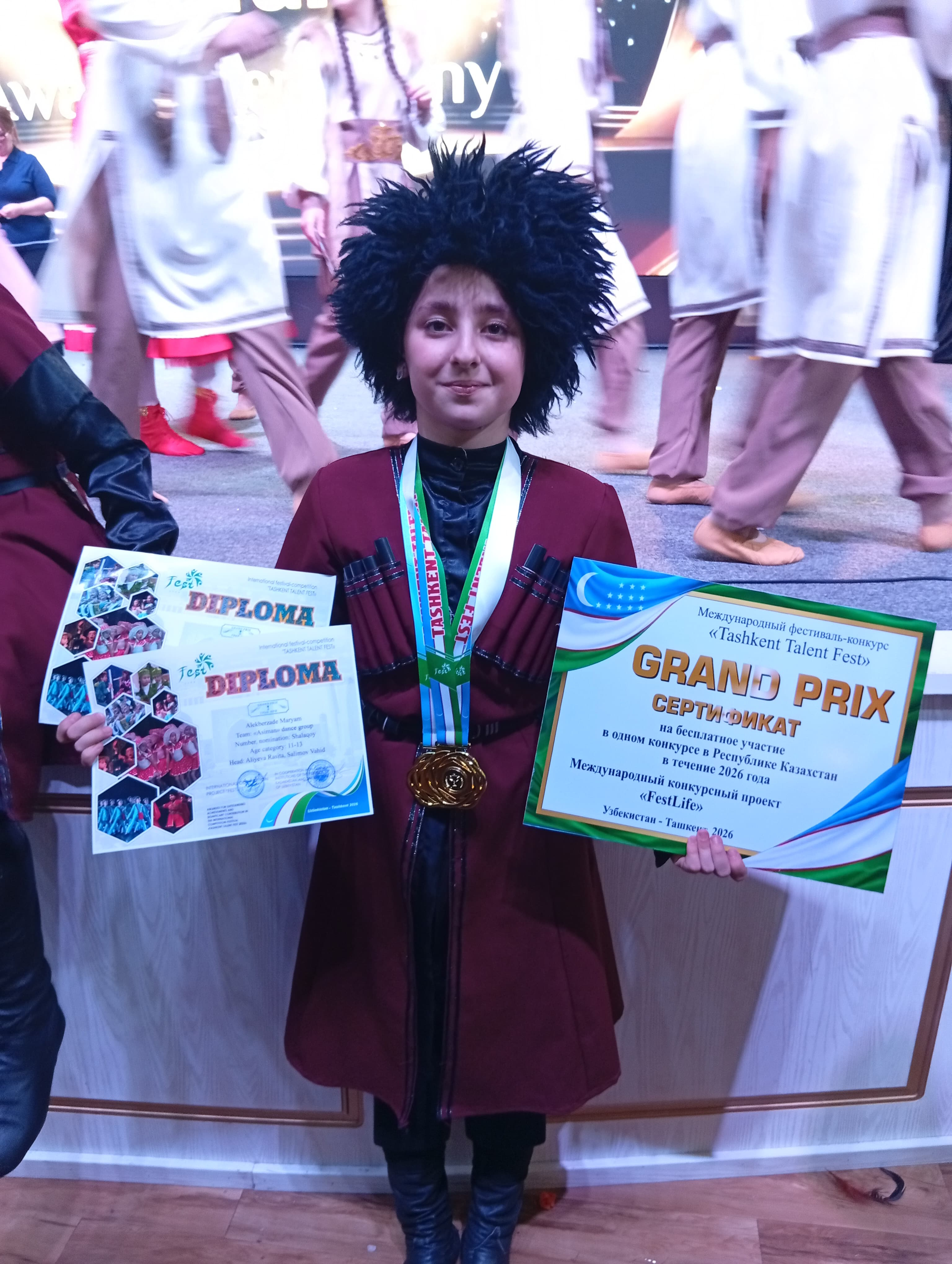 Azərbaycanlı rəqqaslar beynəlxalq müsabiqənin qalibi oldular