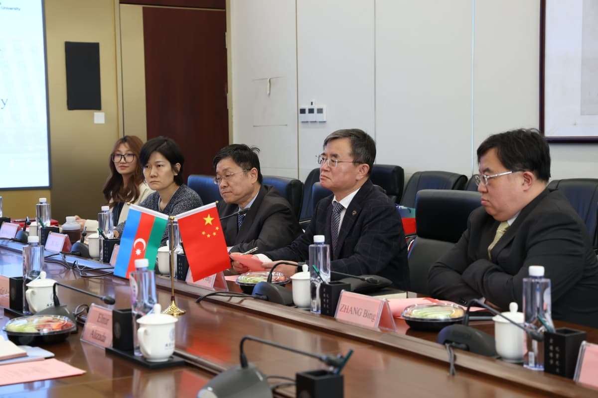 ADNSU Çinin Pekin Kimya Texnologiyası Universiteti ilə əməkdaşlıq edəcək
